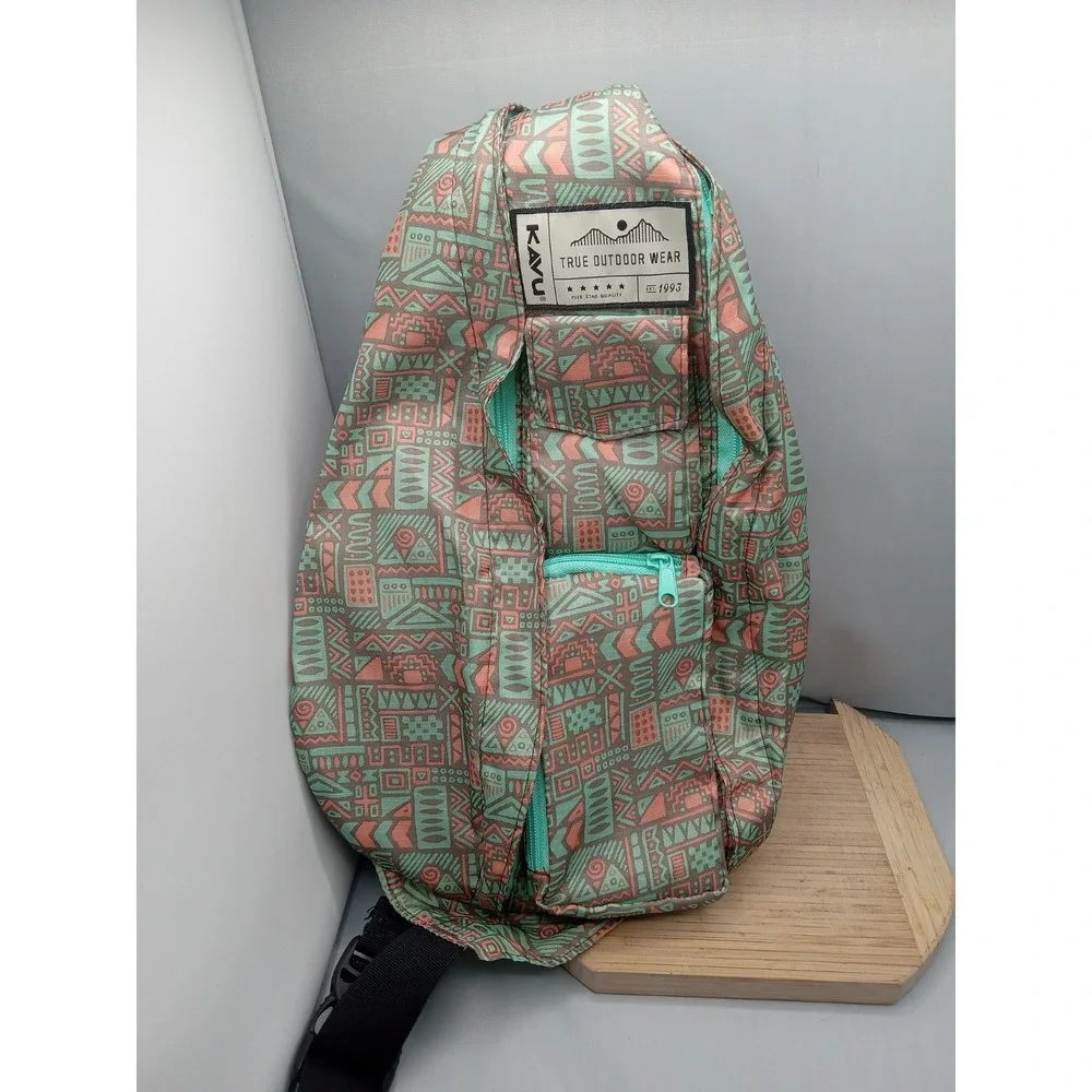 Kavu‎ Rope Sling Bag Pastel Chalk Crossbody Backpack Bag Good Condition